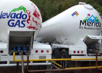 La empresa Nevado Gas. Mérida. Foto de archivo.