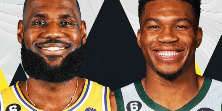 LeBron James y Giannis Antetokounmpo. Foto collage Marca.