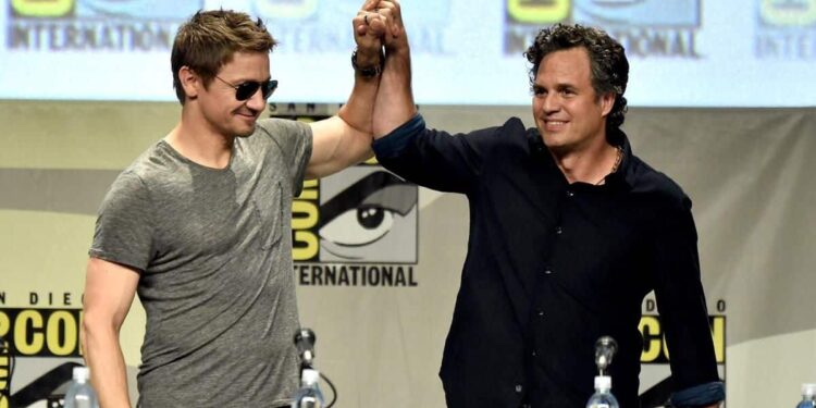 Mark Ruffalo y Jeremy Renner. Foto de archivo.