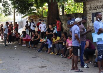 Migrantes haitianos México. Foto agencias.