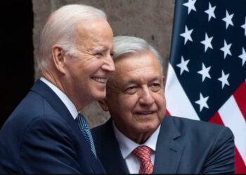 Presidentes de EEUU y México, Joe Biden y AMLO. Foto agencias.