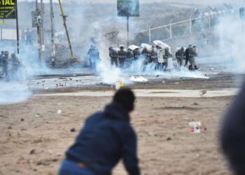 Protestas en Perú. Foto agencias.