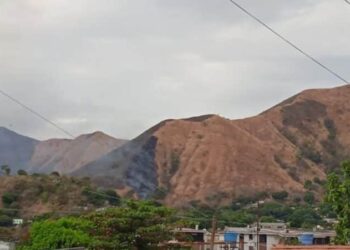 A diario se observa la quema de cerros y zonas boscosas cercanas a comunidades. Foto Xiomara López