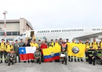 Bomberos Ecuador. Foto agencias.