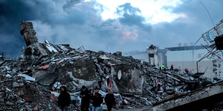 Devastador terremoto Turquía Siria. Foto agencias.