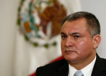 El secretario de Seguridad Pública de México Genaro García Luna. Foto AP.