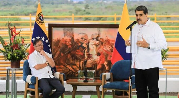 Frontera Norte de Santander, Tàchira. Petro y Maduro. Foto @PresidencialVen