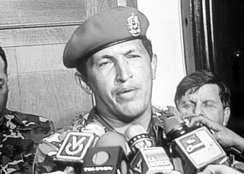Hugo Chávez. 4 de febrero de 1992. Foto de archivo.