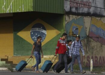 Migrantes en Brasil. Foto de archivo.