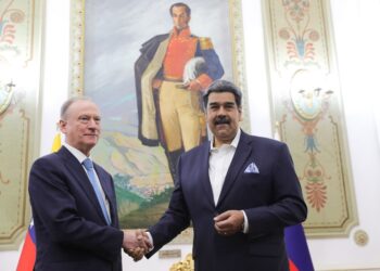 Nicolás Maduro y Nikolái Pátrushev, secretario del Consejo de Seguridad de la Federación de Rusia. Foto @PresidencialVen