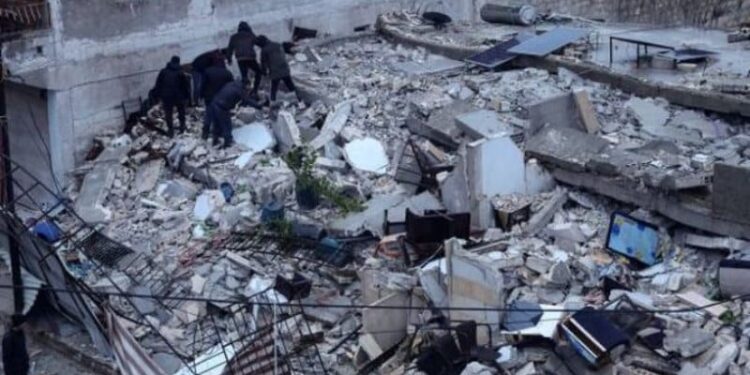 Terremoto Siria, Turquía. Foto agencias.