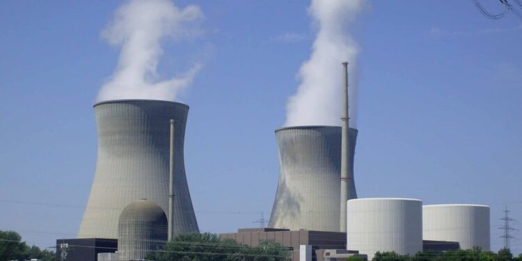 Alemania, plantas nucleare. Foto de archivo.