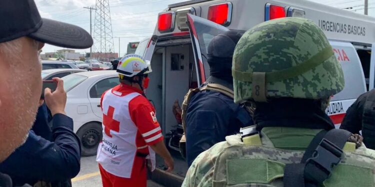 Dos supervivientes a secuestro en Matamoros. Foto Twitter.