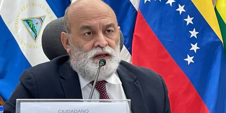 El viceministro para Temas Multilaterales de la Cancillería de Venezuela, Rubén Darío Molina.