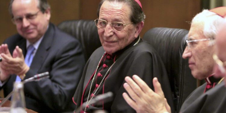 Julián Herranz, el cardenal más veterano del Vaticano. Foto de archivo.