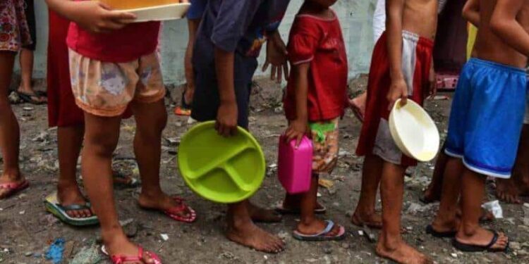 Niños en Venezuela, casos de desnutrición. Foto de archivo.