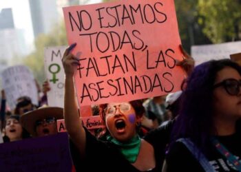 Bolivia, protestas por femiinicidios. Foto agencias.