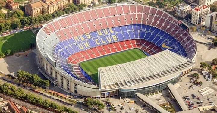 Camp Nou. Foto de archivo.