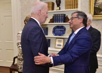 Joe Biden y Gustavo Petro. Foto agencias.