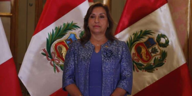 La presidenta del Perú, Dina Boluarte. Foto de archivo.