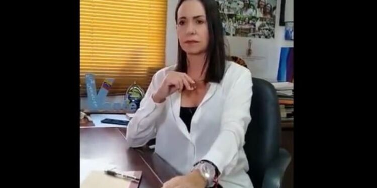 María Corina Machado. Foto captura de video.
