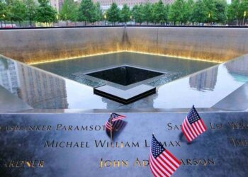 Memorial NY. Foto de archivo.