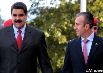 Nicolás Maduro y Tareck El Aissami. Foto de archivo.