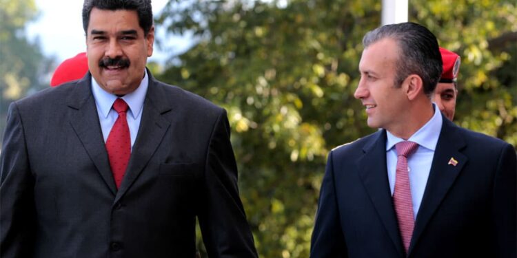 Nicolás Maduro y Tareck El Aissami. Foto de archivo.