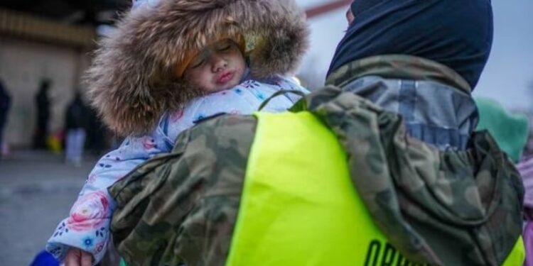 Niños ucranianos. Foto agencias.