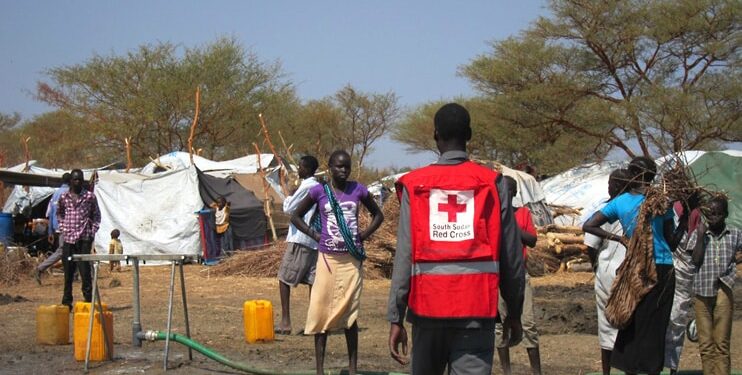Sudán. Cruz Roja. Foto de archivo.