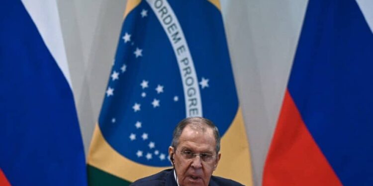 El ministro de Exteriores ruso, Serguéi Lavrov. Foto agencias.