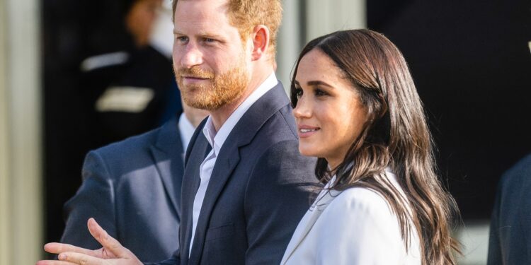 THE HAGUE, NETHERLANDS - APRIL 15: Prince Harry, Duke of Sussex and Meghan, Duchess of Sussex attend a reception for friends and family of competitors of the Invictus Games at Nations Home at Zuiderpark on April 15, 2022 in The Hague, Netherlands. (Photo by Samir Hussein/WireImage)