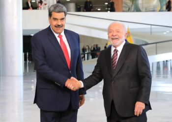 Nicolás Maduro y Lula da Silva. Foto @CancilleriaVE