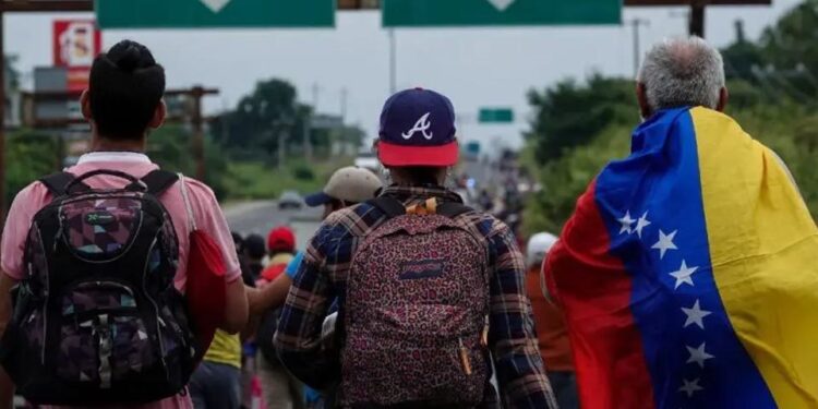Caravana migrantes Mexico. Foto agencias.