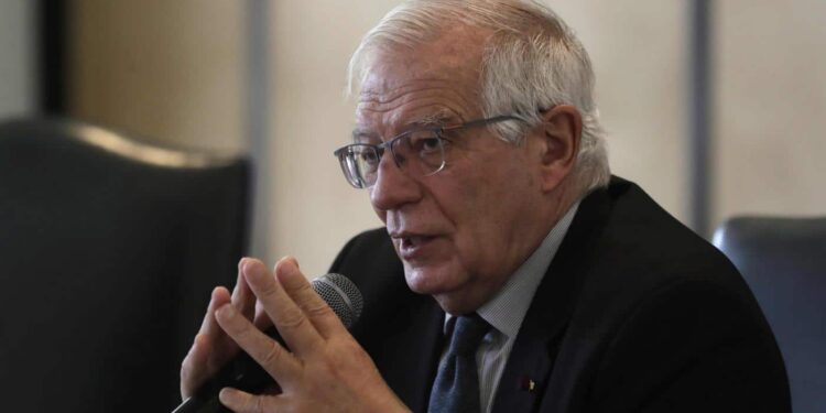 El alto representante de la Unión Europea (UE) para Asuntos Exteriores, Josep Borrell. Foto agencias.