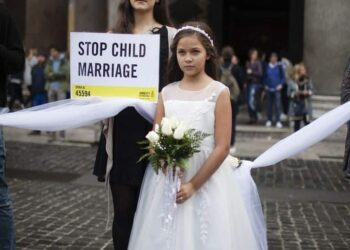 El matrimonio infantil. Foto agencias.
