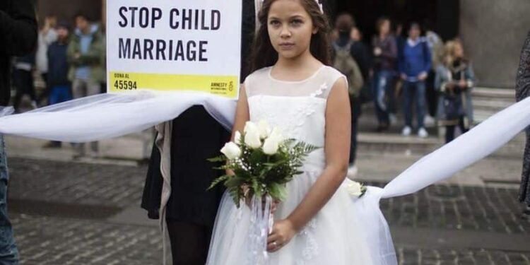 El matrimonio infantil. Foto agencias.