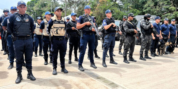 Funcionarios policiales. Venezuela. Foto de archivo.
