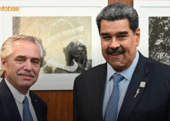 Fernández y Maduro en Brasilia. Foto Infobae.