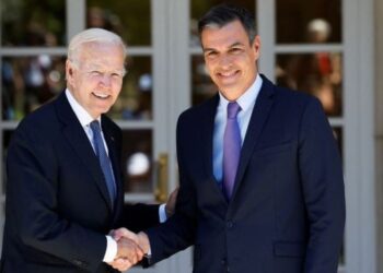 Joe Biden y Pedro Sànchez. Foto agencias.
