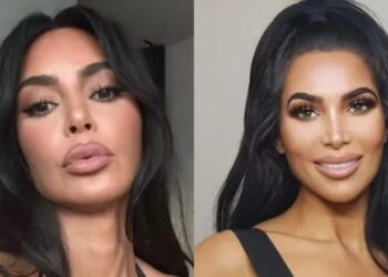 Kim Kardashian (izquierda) y Ashten Empire (derecha) tenían muchas similitudes, incluso en su fecha de nacimiento. Foto Instagram @kimkardashian @ashtens_empire