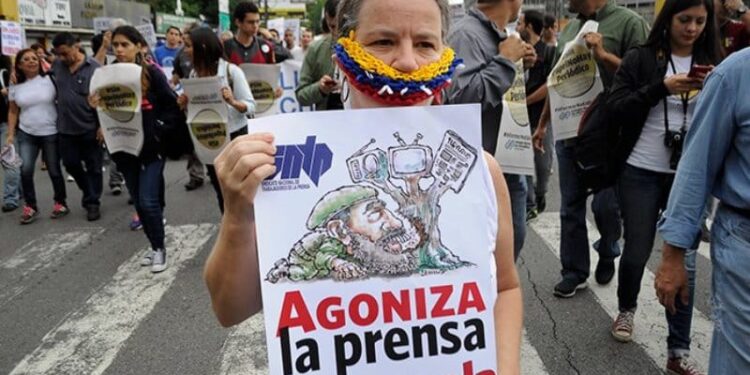 Libertad de expresión Venezuela. Foto de archivo.