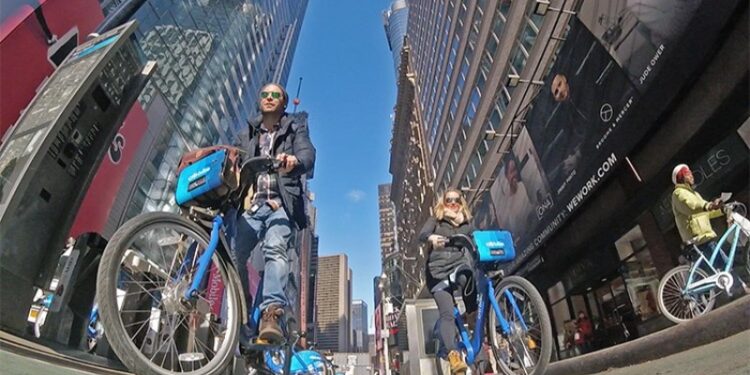 NY, alquiler de bicicletas. Foto agencias.