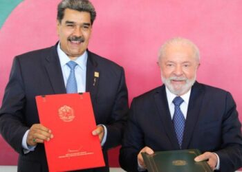 Nicolás Maduro y Lula da Silva. Foto agencias.