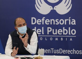 En la imagen, el defensor del Pueblo de Colombia, Carlos Camargo. EFE/Mauricio Dueñas Castañeda/Archivo
