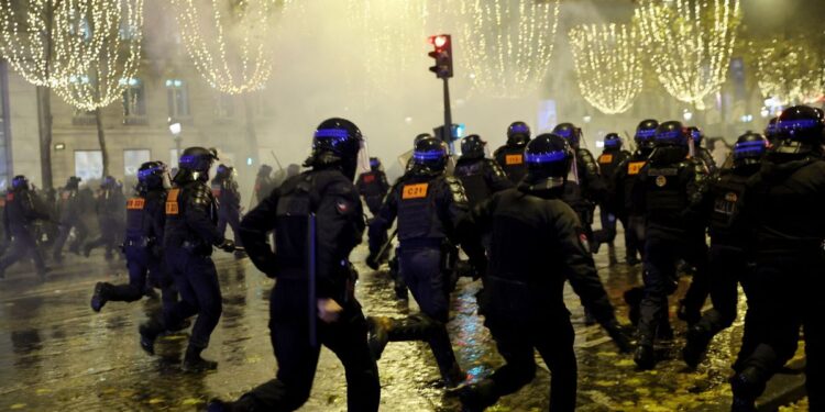 Detenidos Francia disturbios. Foto de archivo.