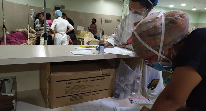 Hospital en Venezuela. Foto El Mundo.