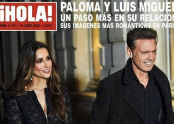 Luis Miguel y Paloma Cuevas. Foto portasda ¡HOLA!