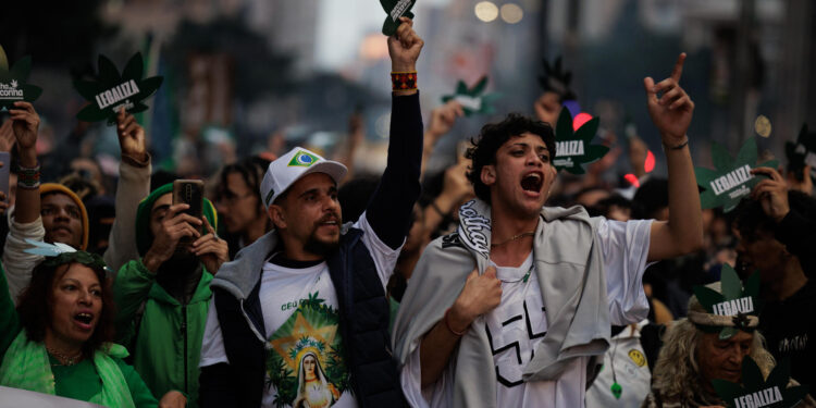 Marcha de la Marihuana en Sao Paulo / Foto: EFE