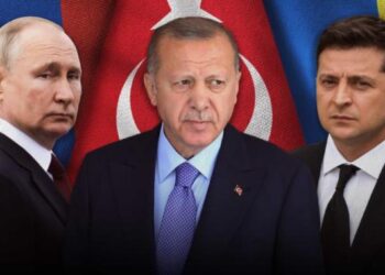 Putin, Erdogan y Zelensky. Foto composición.